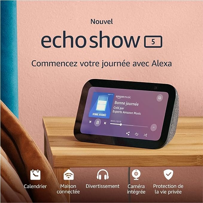 Découvrez l&rsquo;Echo Show 5 de 3e génération : Votre assistant intelligent tout-en-un